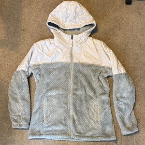 Columbia Sherpa Fleece Full zip Hooded Jacket Size M